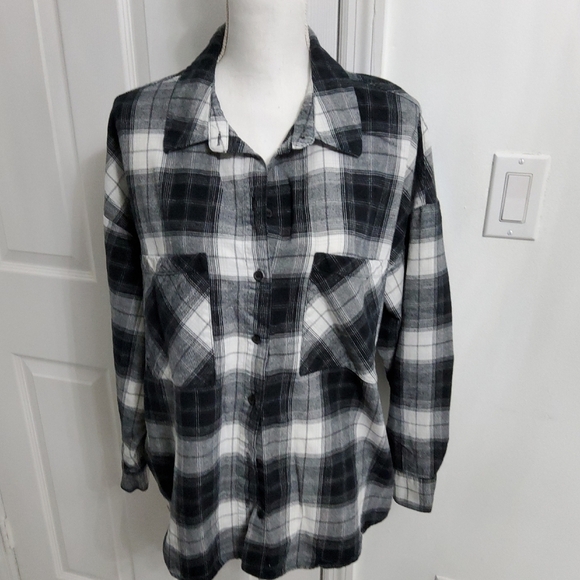 Divided Other - Divided Plaid Button Down Shirt